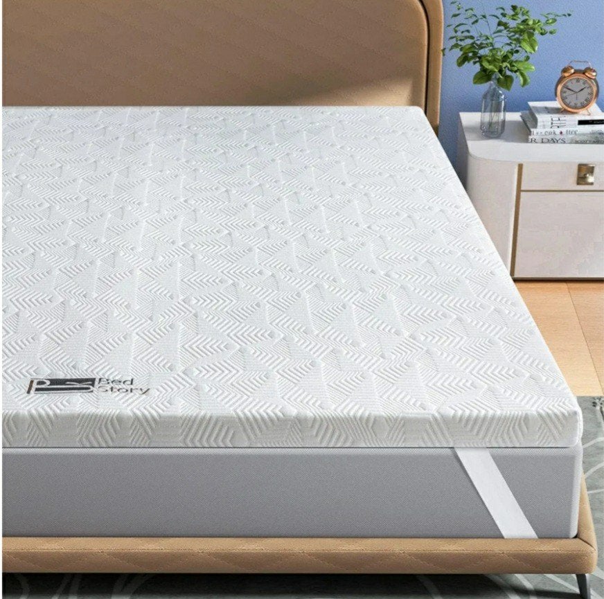 harde topper 5 cm brdstory 90x200 cm, Ophalen, 90 cm, Eenpersoons, Nieuw