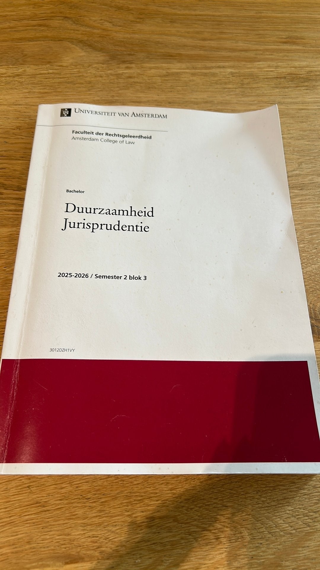 Duurzaamheid reader, Ophalen of Verzenden, Alpha, Zo goed als nieuw, WO