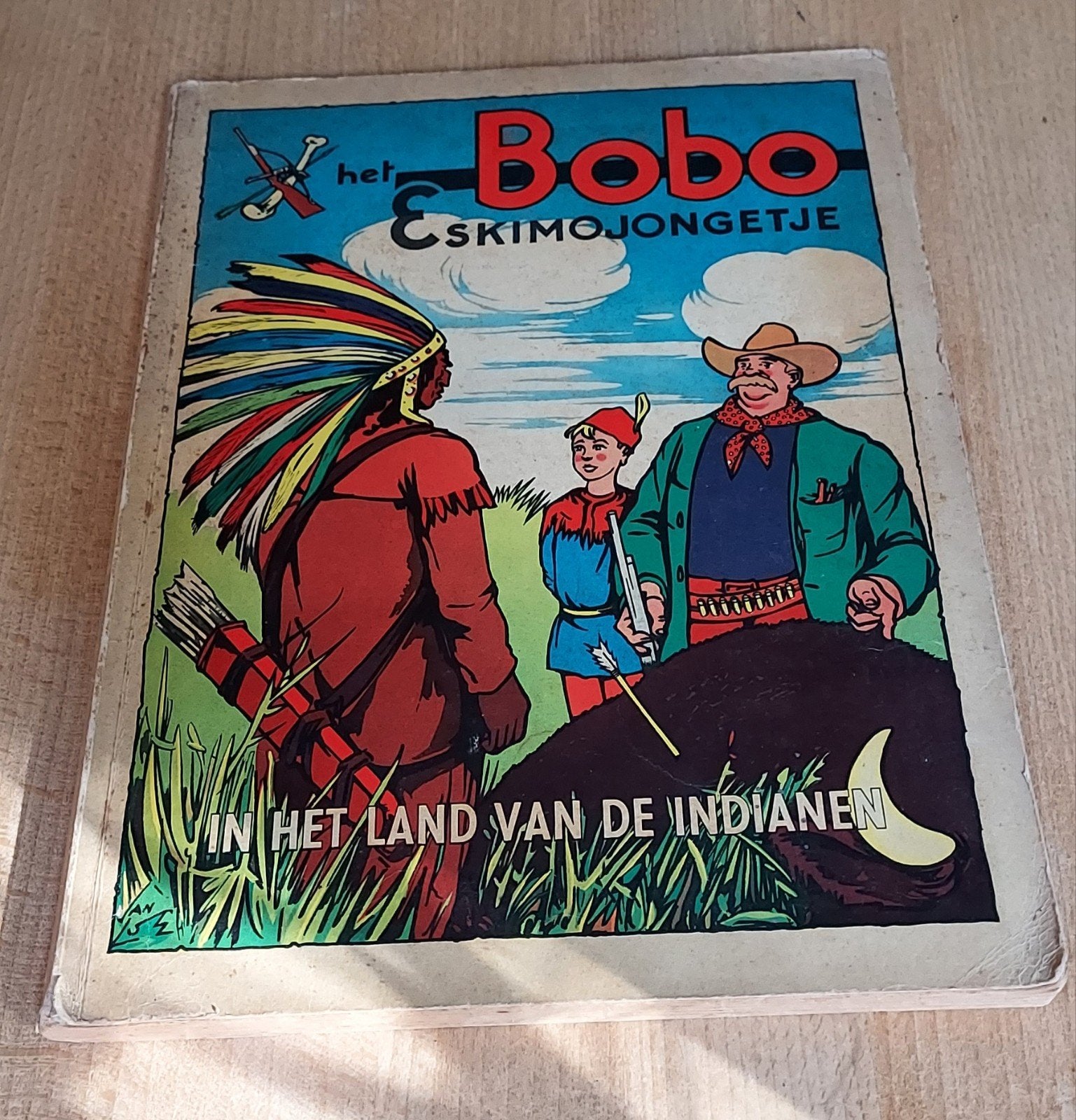 Bobo het Eskimojongetje - In het land van de indianen (1957), Ophalen of Verzenden