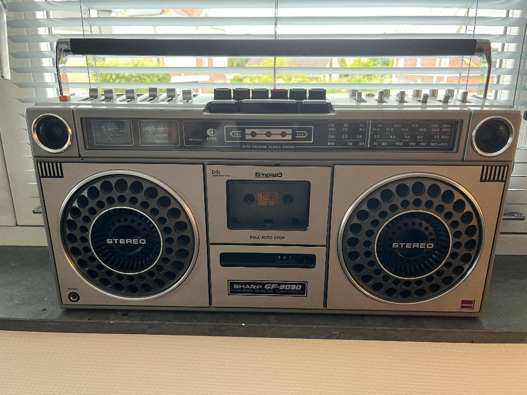 Sharp radio/cassette recorder, Audio, Tv en Foto, Ophalen, Gebruikt, Overige typen