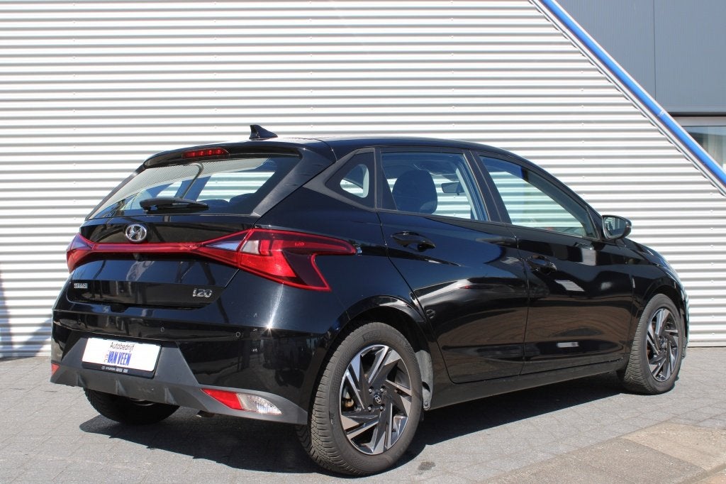 Hyundai i20 1.0 T-GDI Comfort | Stoel -/ Stuurwielverwarming, Auto's, Gebruikt, Zwart, Zwart, Bedrijf
