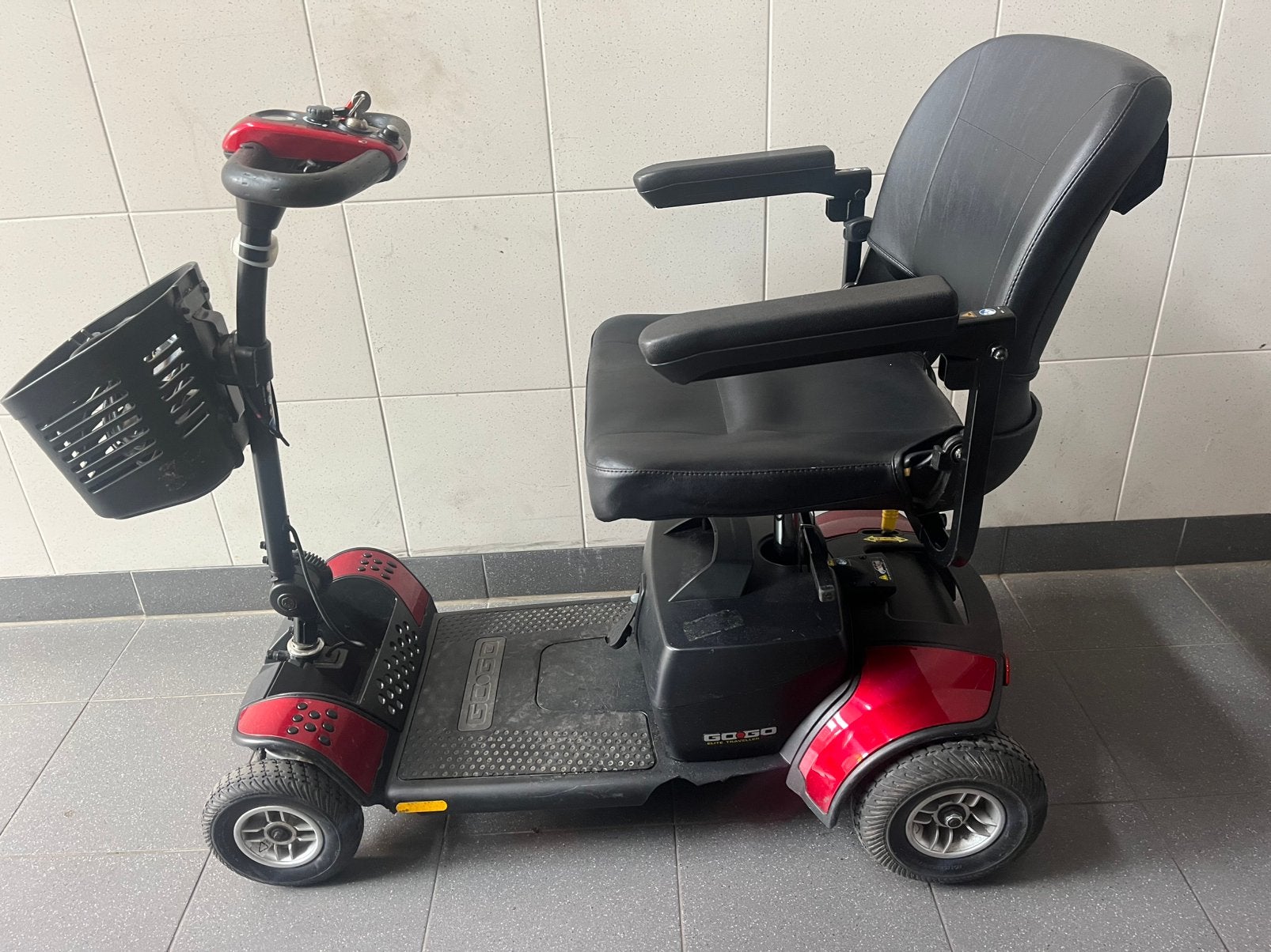 Scootmobiel GoGo traveller 2, Ophalen, Inklapbaar, Gebruikt