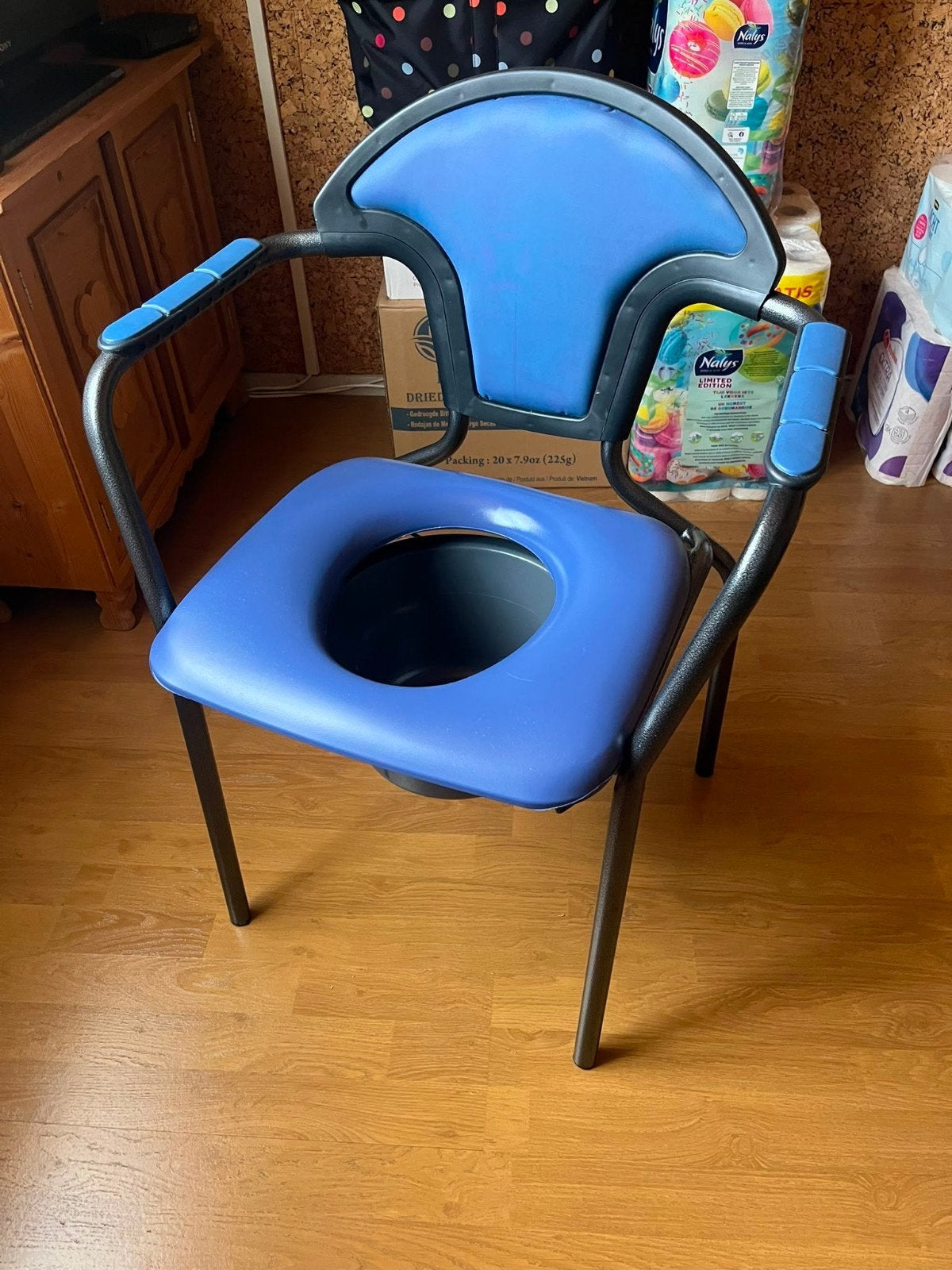 Te koop postoel, Ophalen