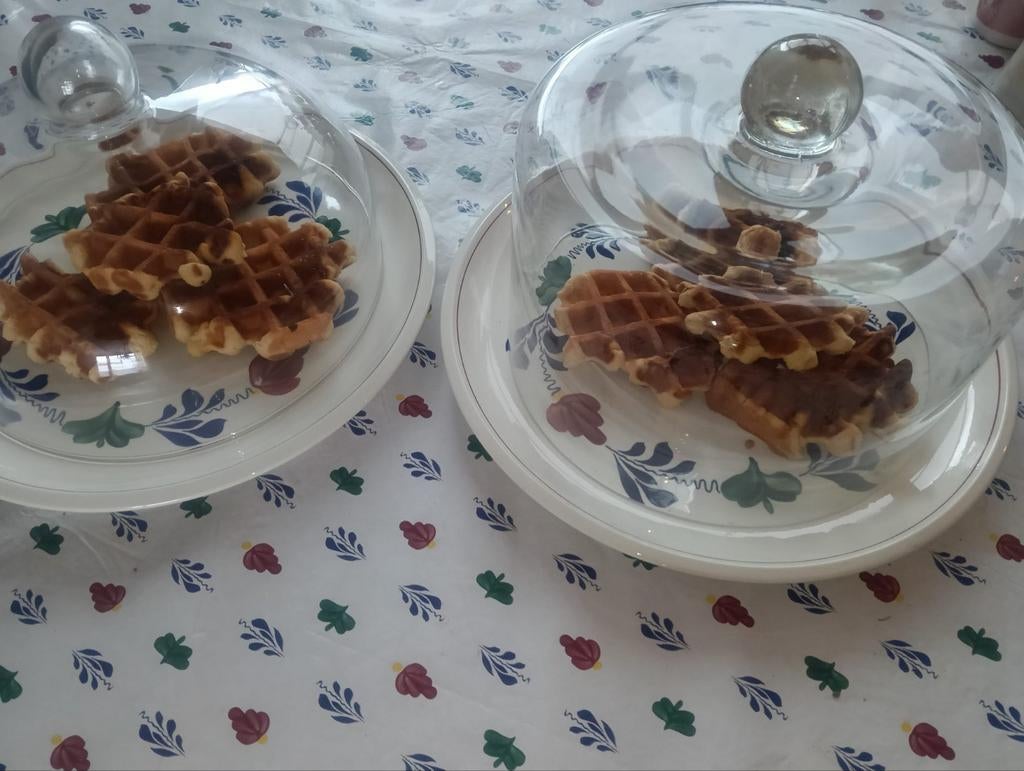 Boerenbont stolp en boerenbont klok, Huis en Inrichting, Keuken | Servies, Ophalen, Zo goed als nieuw