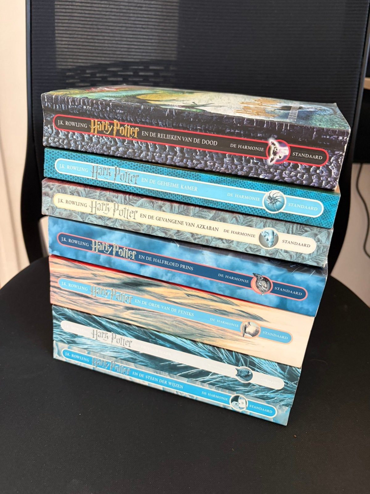 Harry potter complete set boeken, Boeken, Ophalen of Verzenden, Gelezen