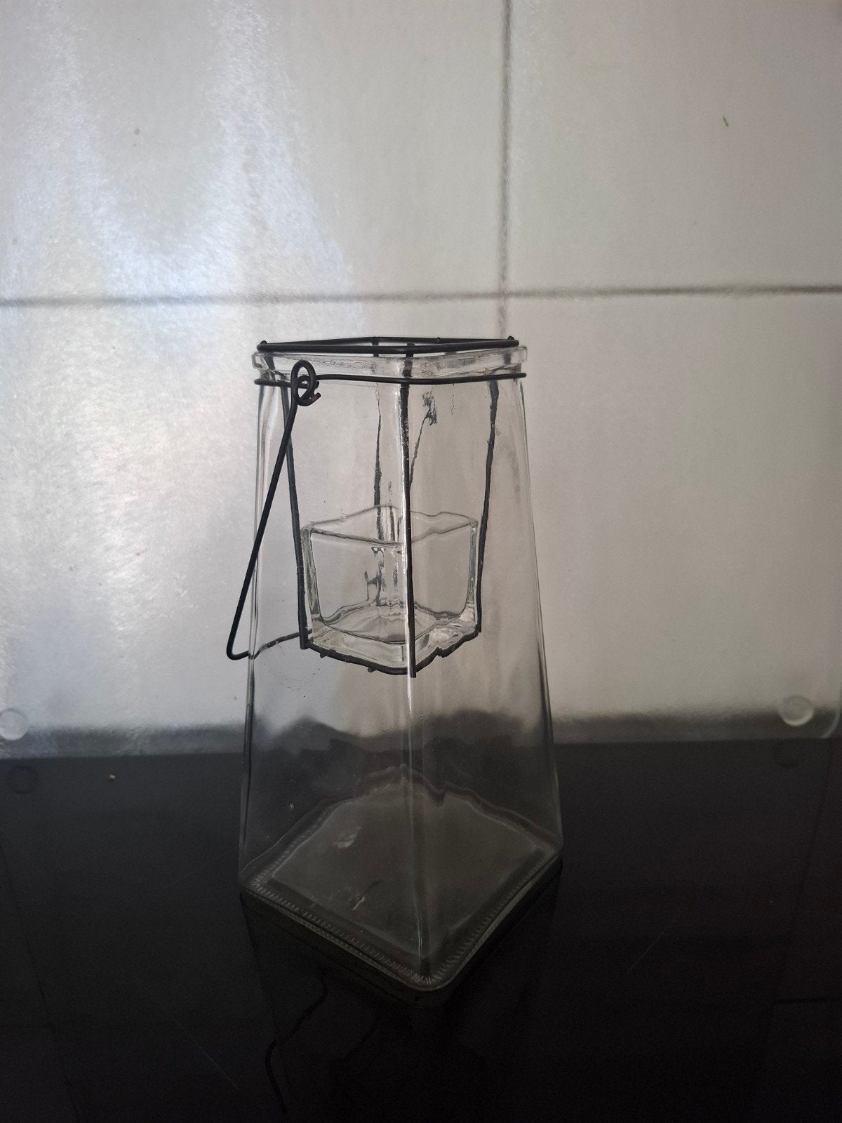 Stolp, vaas, windlicht, waxinelichthouder, Ophalen of Verzenden, Overige materialen