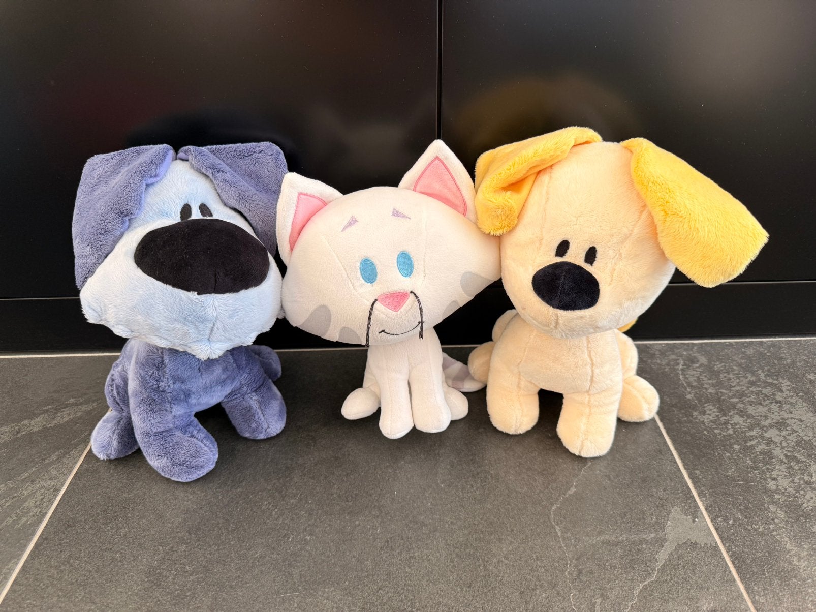 Woezel & Pip en Buurpoes knuffelset groot - zgan, Zo goed als nieuw, Middelgroot (20 tot 80 cm), Wasbaar, Hond
