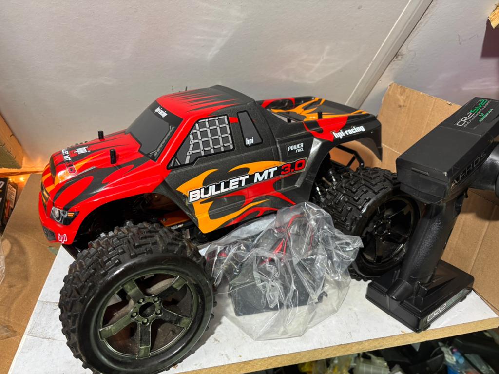 Hpi nito bullet mt 3.0, Auto offroad, Ophalen of Verzenden, Zo goed als nieuw, Schaal 1:10