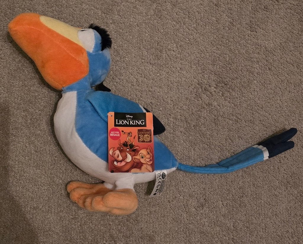 Zazu knuffel en exclusieve verjaardagskalender Disney NIEUW, Ophalen of Verzenden, Nieuw, Overige typen