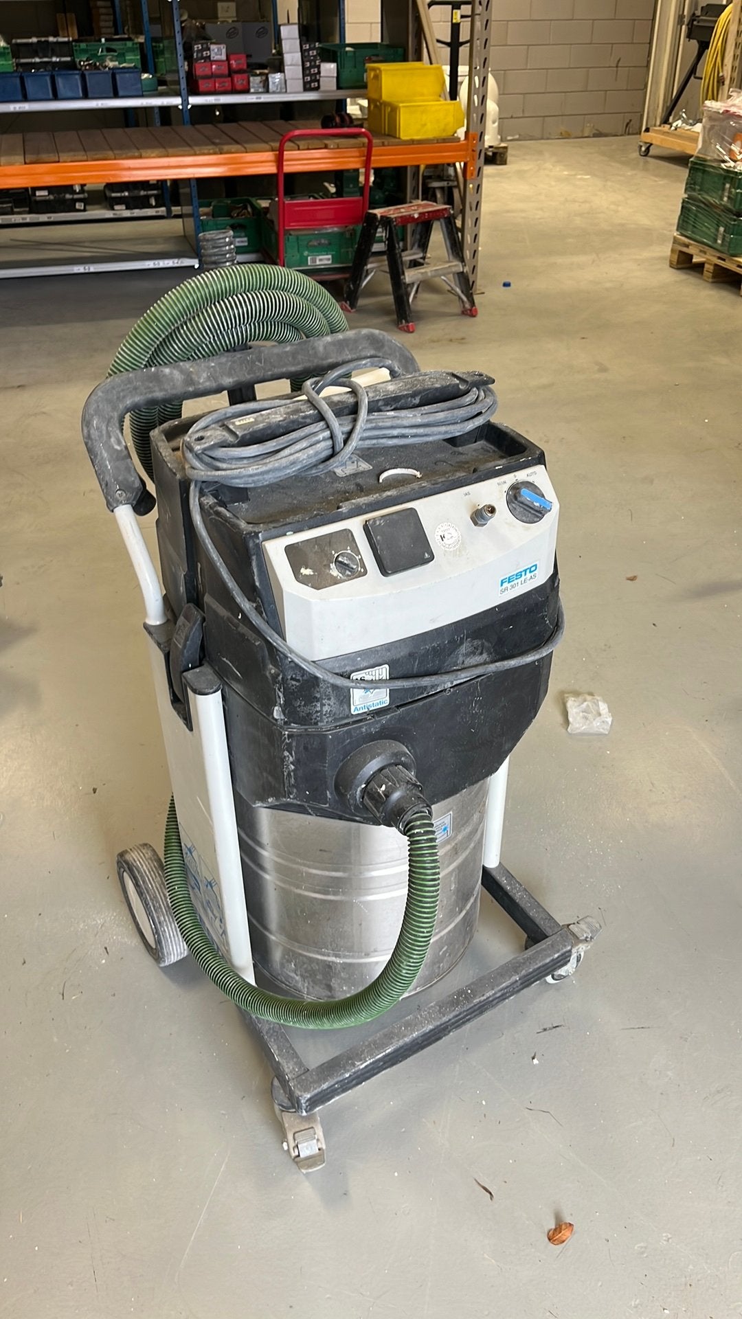 Festo stofzuiger, Ophalen, Gebruikt
