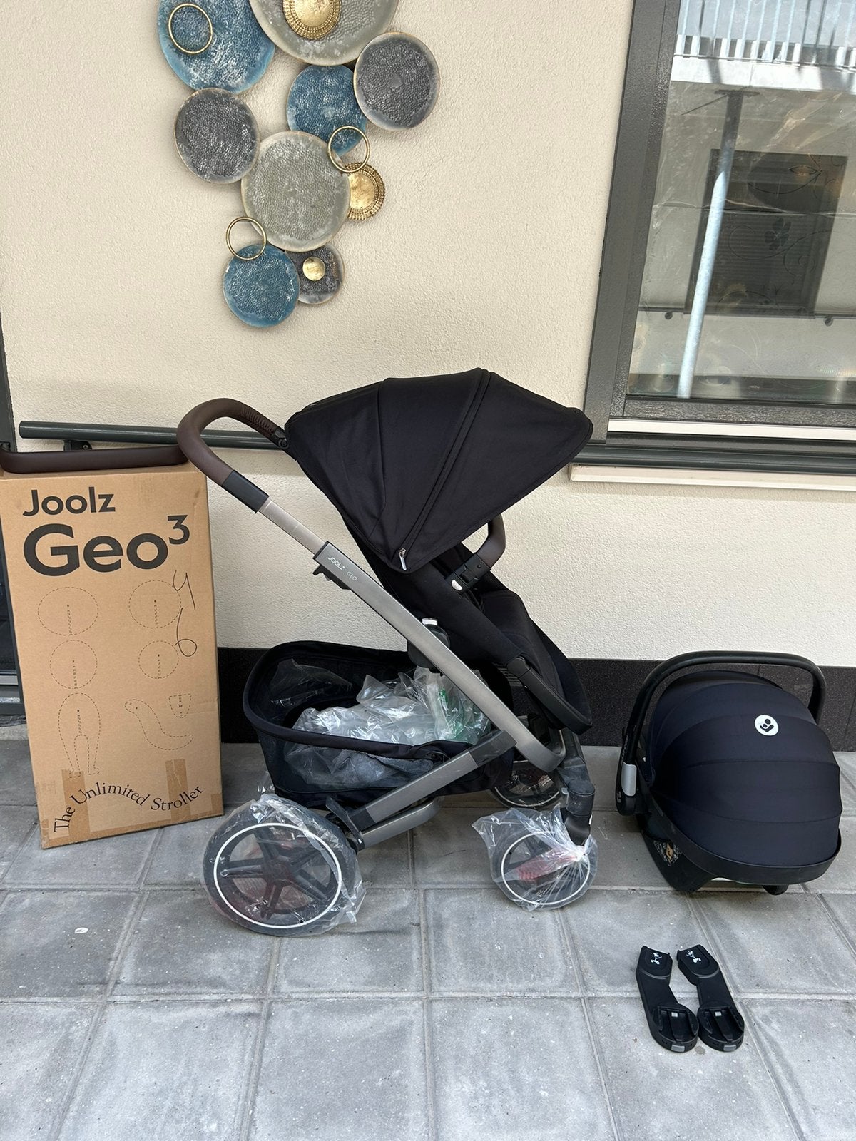 Joolz geo 3 space black geo3 duo set gedeeltelijk nieuw, Kinderen en Baby's, Kinderwagens en Combinaties, Combiwagen, Ophalen
