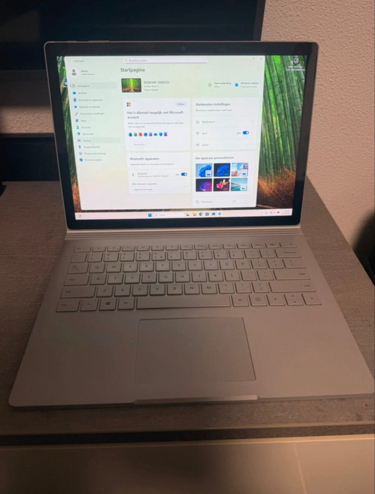 Microsoft Surface Book 2 - 13.5 inch - i7 - 8GB RAM - 256GB, Computers en Software, Windows Laptops, Gebruikt, 2 tot 3 Ghz, Qwerty