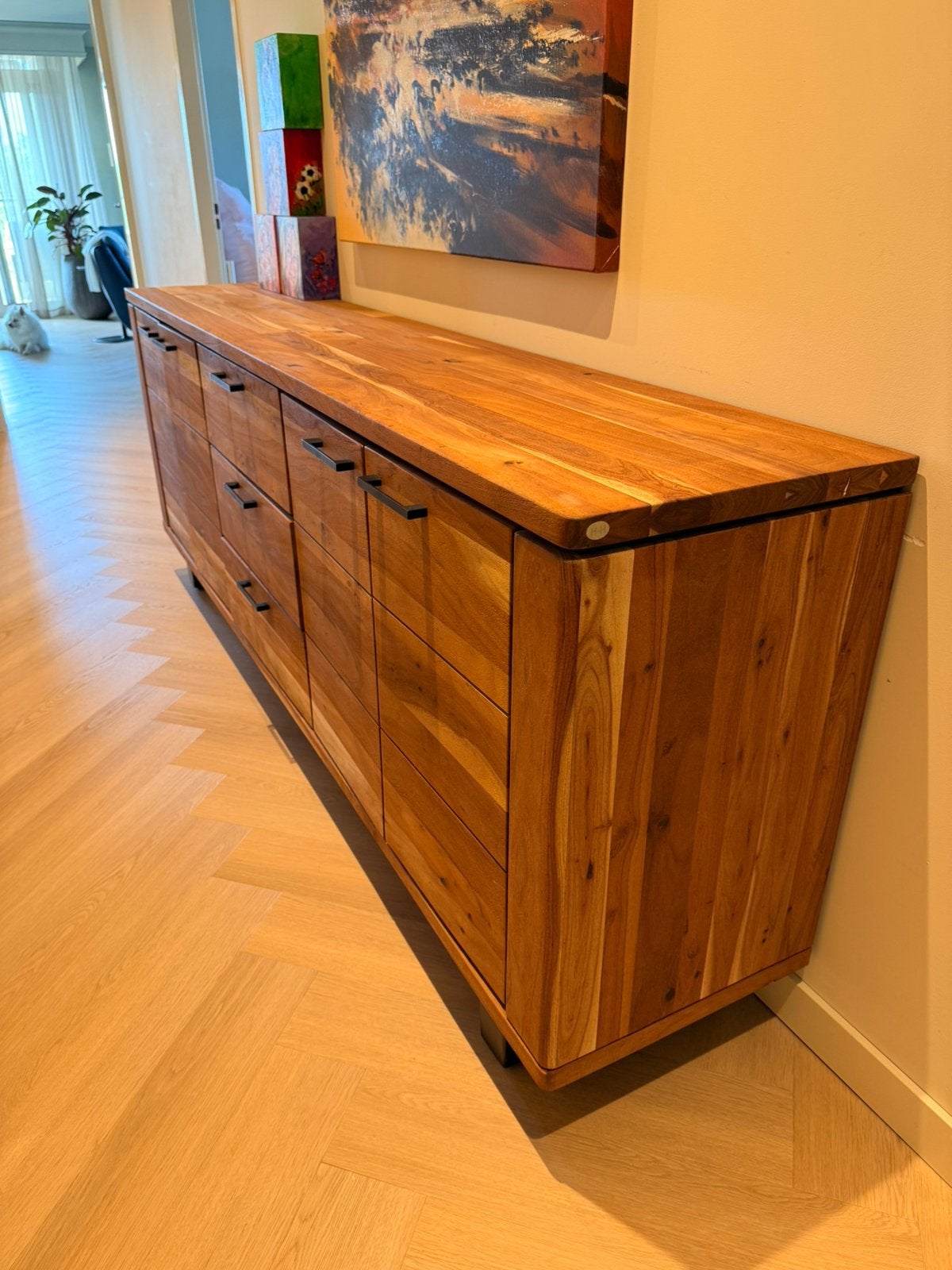 Dressoir, Huis en Inrichting, Ophalen, Zo goed als nieuw, 25 tot 50 cm, 200 cm of meer