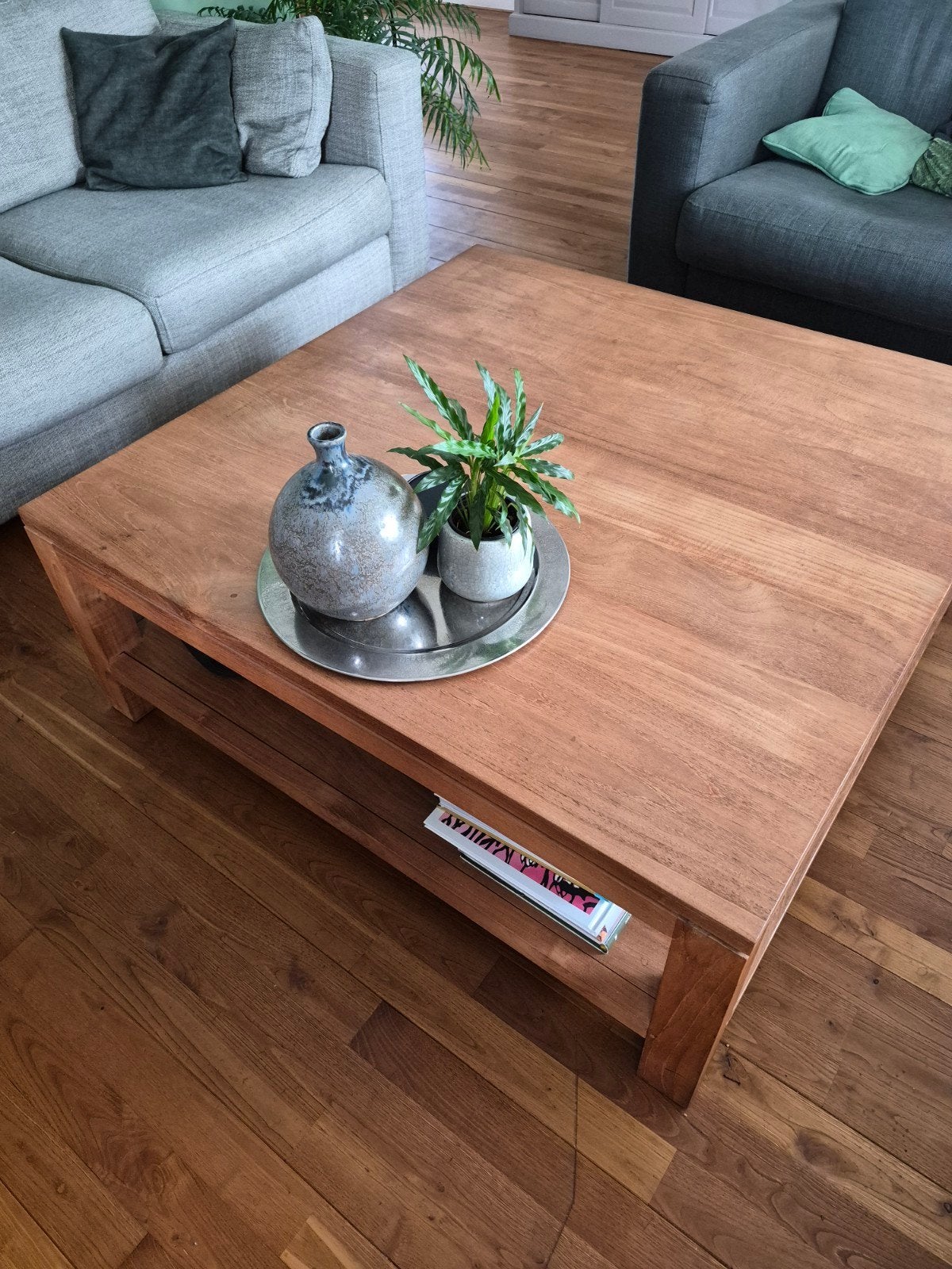 Salontafel teakhout, Huis en Inrichting, Ophalen, Gebruikt, 5 – 50, 100 tot 150 cm