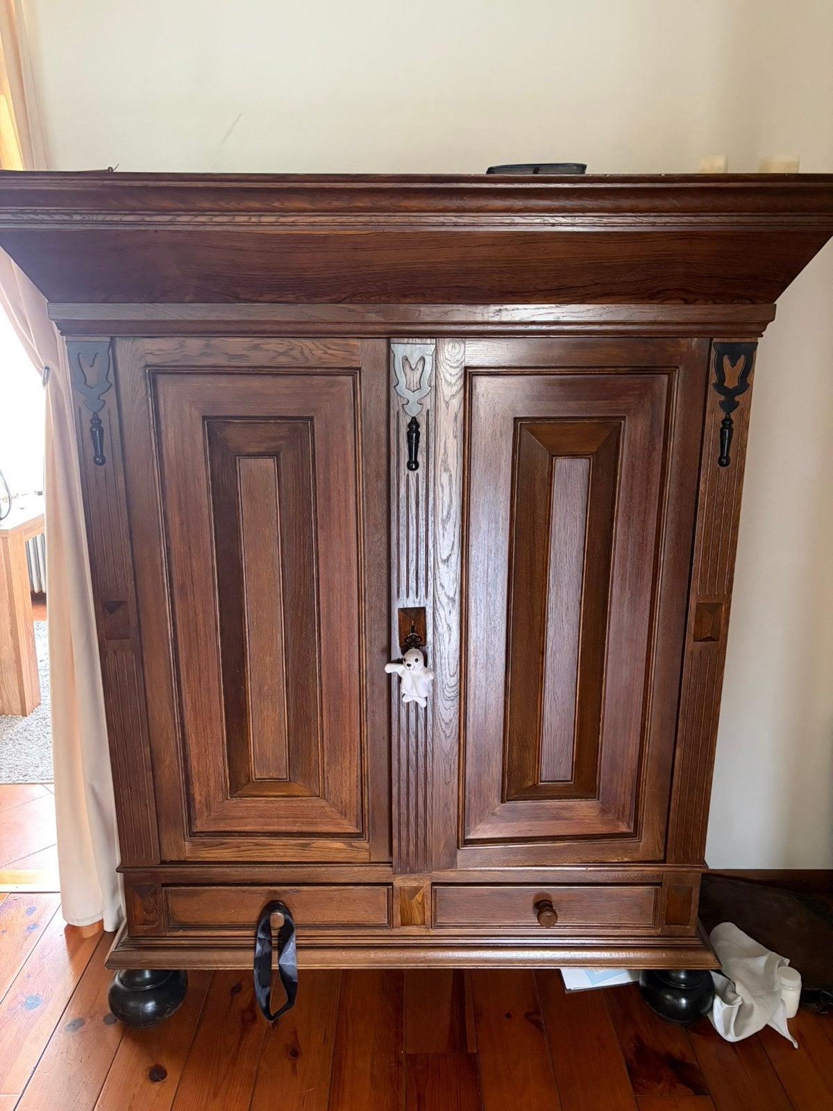 Antieke Houten Kast, Ophalen