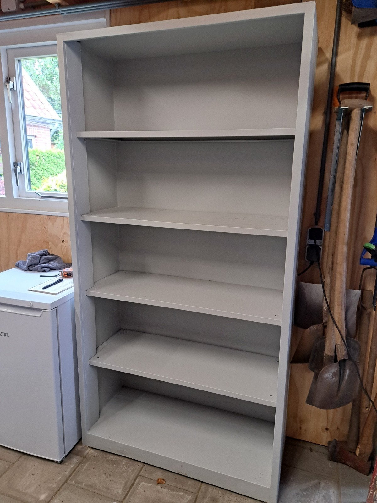 Metalen legbordkast, Ophalen, 50 tot 100 cm, Zo goed als nieuw, Metaal