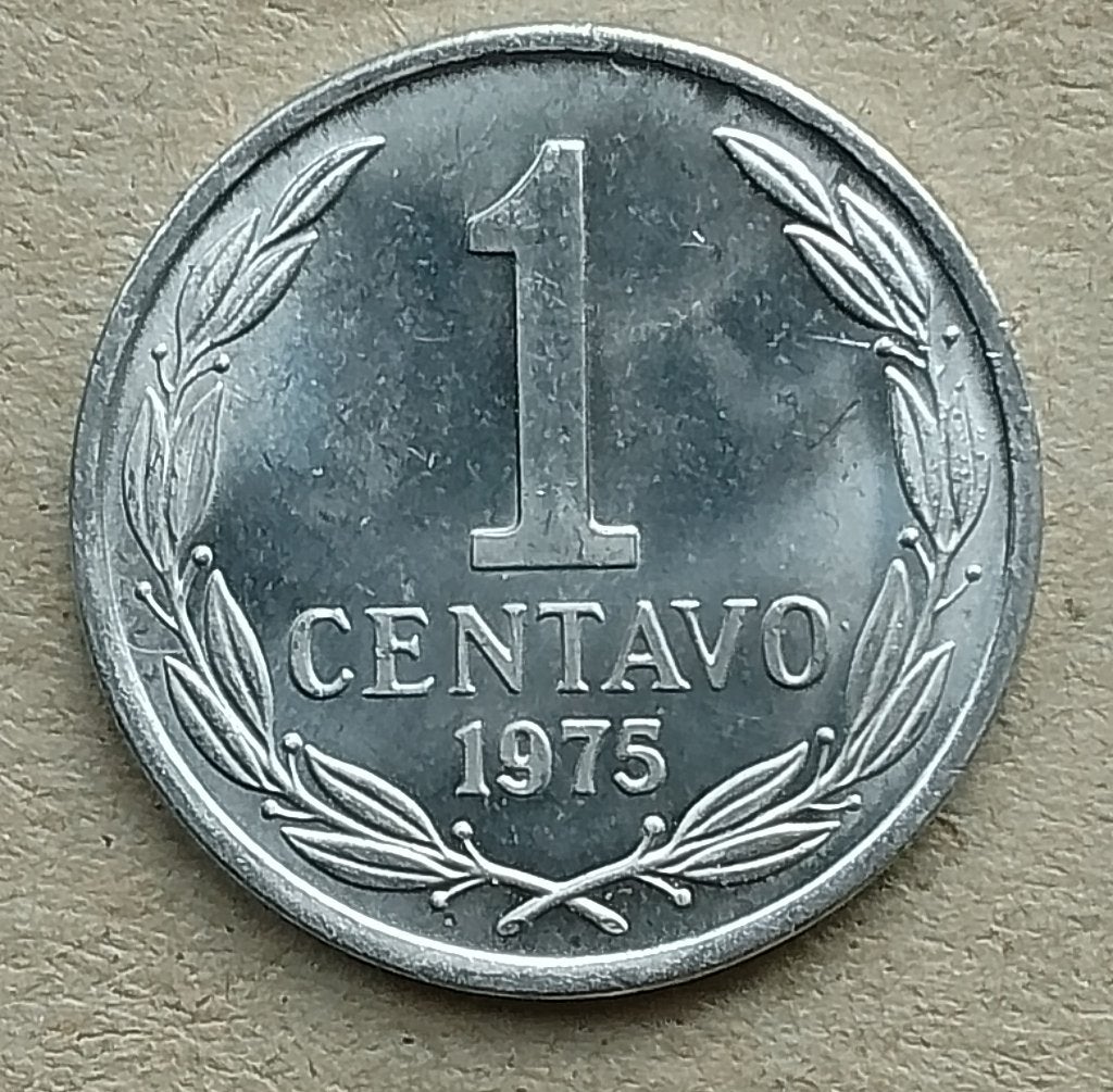 Chili, 1 centavo 1975, Ophalen of Verzenden, Zuid-Amerika, Losse munt