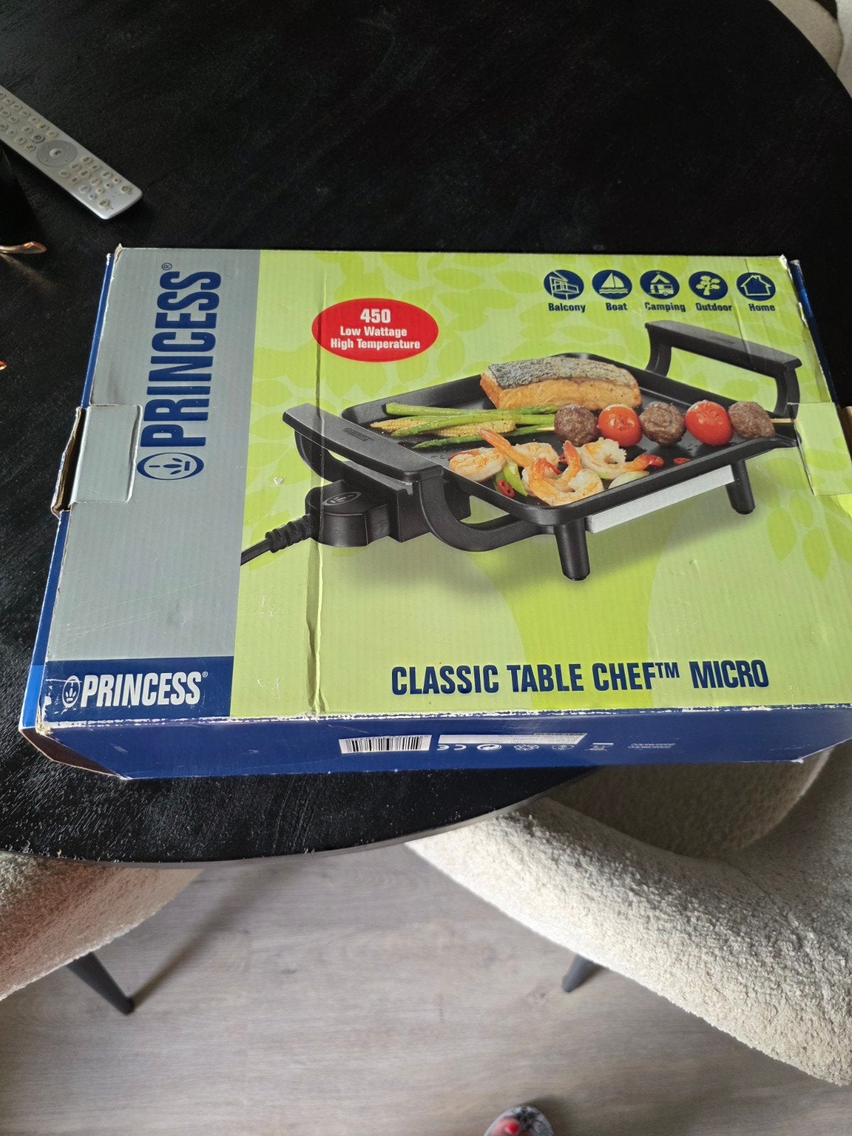 Princess Classic Table Chef Micro Tafelgrill, Witgoed en Apparatuur, Ophalen of Verzenden, Nieuw, Tafelgrill