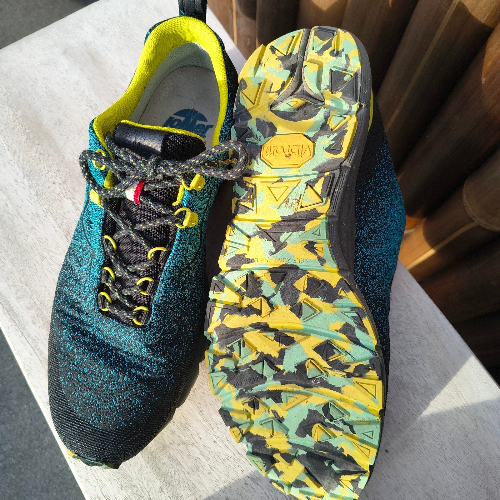 Lomer Sportschoenen/Sneakers Maat 46 - Blauw/Zwart, Ophalen of Verzenden, Zo goed als nieuw, Blauw, Sportschoenen