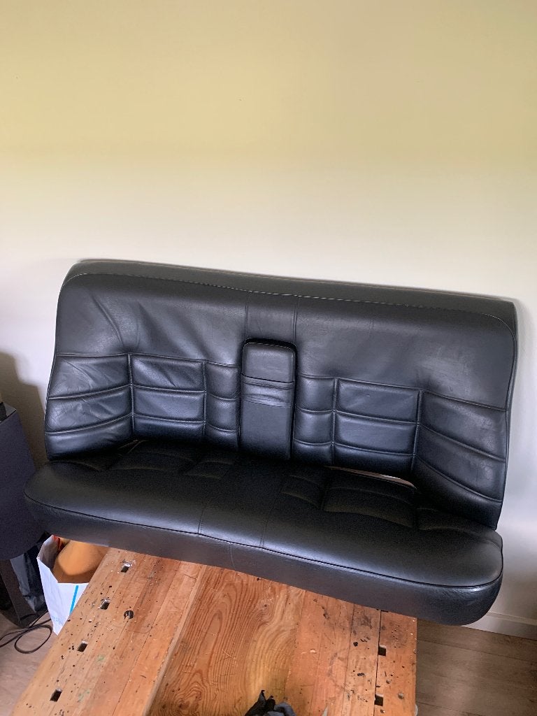 Prachtige Leren stoelen en achterbank  Volvo 264 of 244, Ophalen, Gebruikt, Volvo
