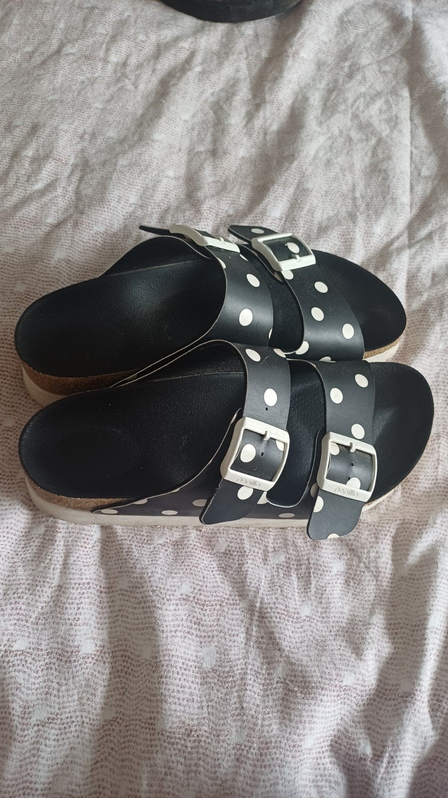 Sandalen Birkenstocks maat 38, Zwart, Zo goed als nieuw, Sandalen of Muiltjes, Ophalen of Verzenden