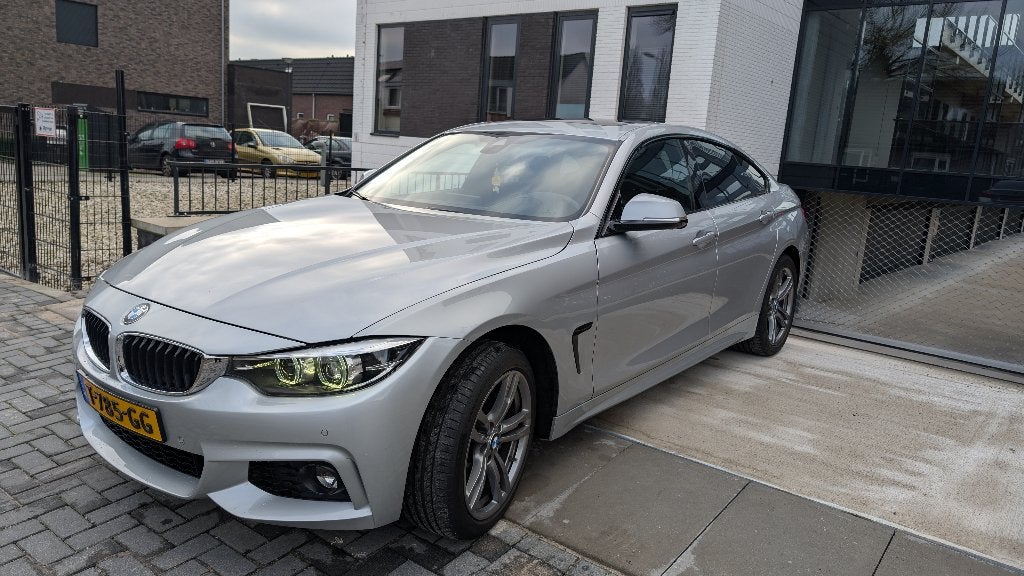 BMW 4-Serie Gran Coupé 420I 135KW 184PK Aut. 2019 Grijs, Auto's, 1998 cc, 1550 kg, Zwart, 4 cilinders