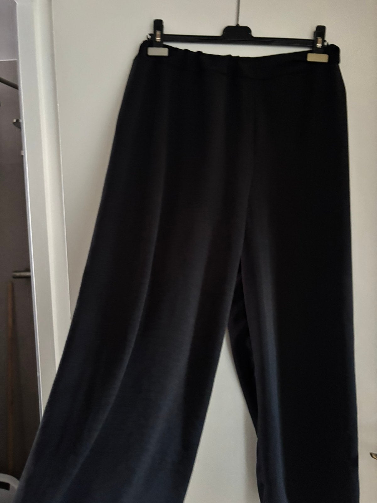 Broek met wijde pijpen one size, Maat 38/40 (M), Zwart, Ophalen of Verzenden, Zo goed als nieuw