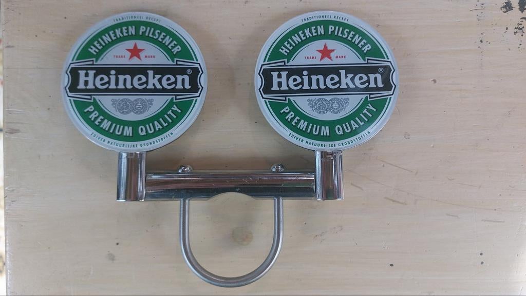 Heineken tap reclame zgan, Ophalen of Verzenden, Zo goed als nieuw, Reclamebord, Plaat of Schild, Heineken