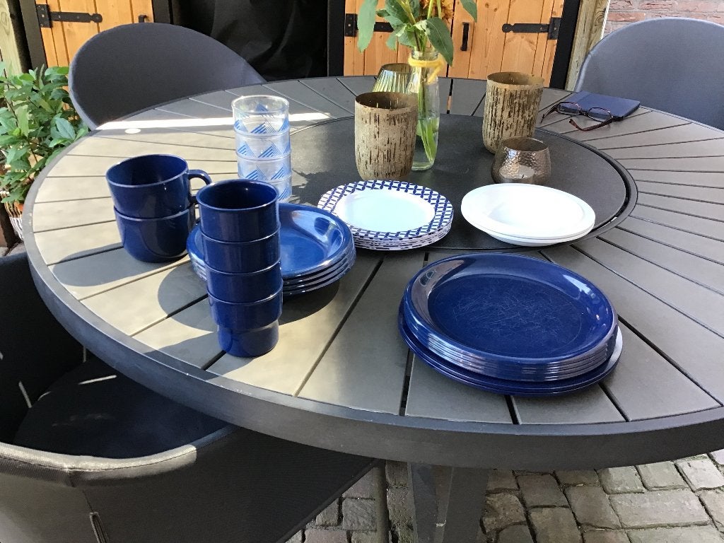 Campingservies, Ophalen, Gebruikt