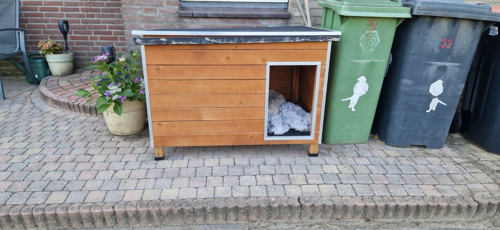 Gratis af te halen, 65 tot 100 cm, Hondenhok, Ophalen of Verzenden, Zo goed als nieuw