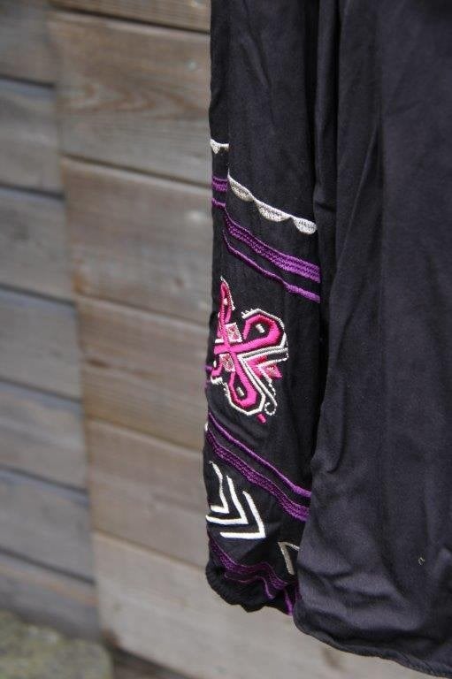 Blouse zwart/ kleur Exxcellent mt 50/52 Vaste prijs, Ophalen of Verzenden, Zo goed als nieuw, Exxcellent, Blouse of Tuniek