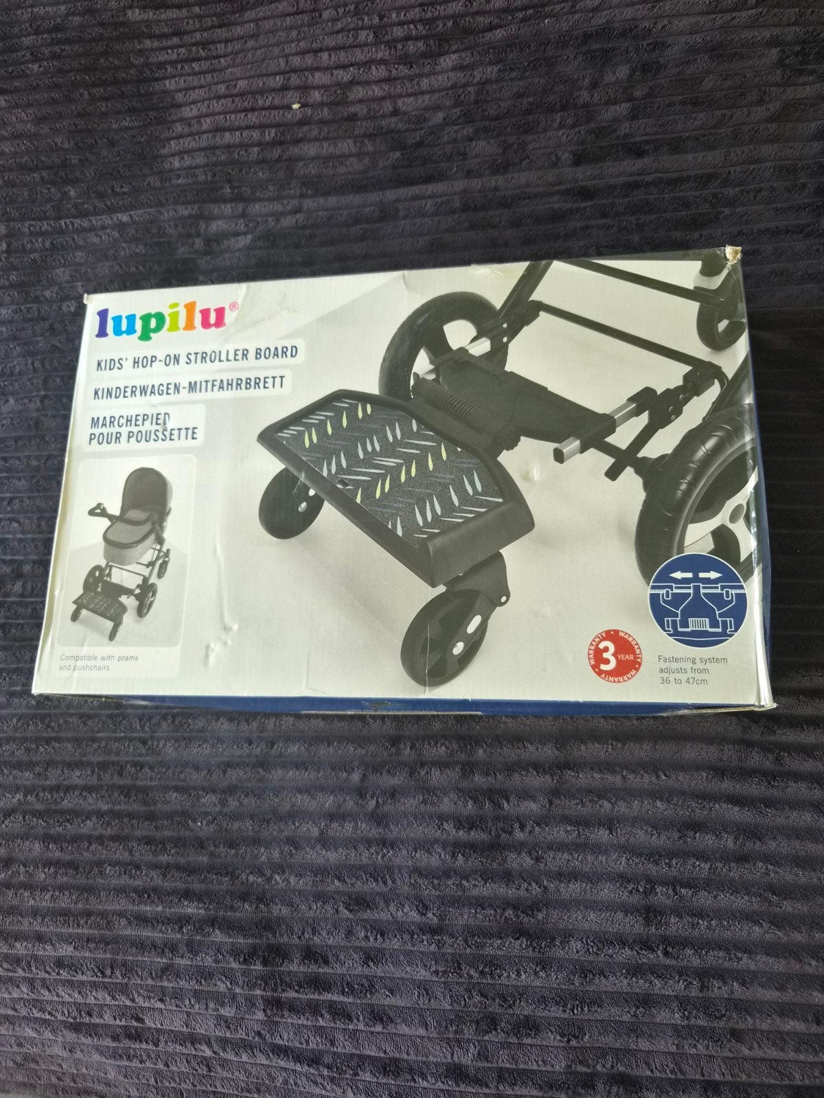 Lupilu Kids' Hop-On Stroller Board - Meerijdplankje, Ophalen