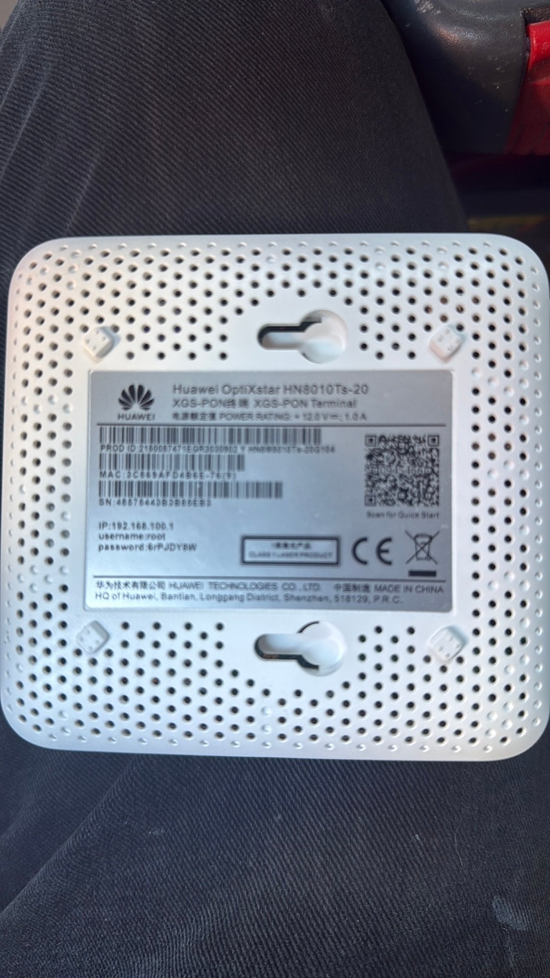 Huawei glasvelzel converter, Computers en Software, Routers en Modems, Ophalen, Zo goed als nieuw