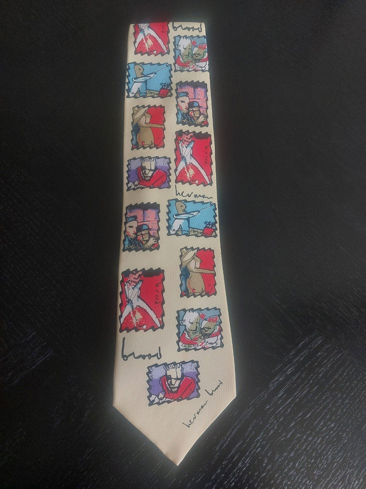 HERMAN BROOD STROPDAS, Ophalen of Verzenden, Nieuw, Geel