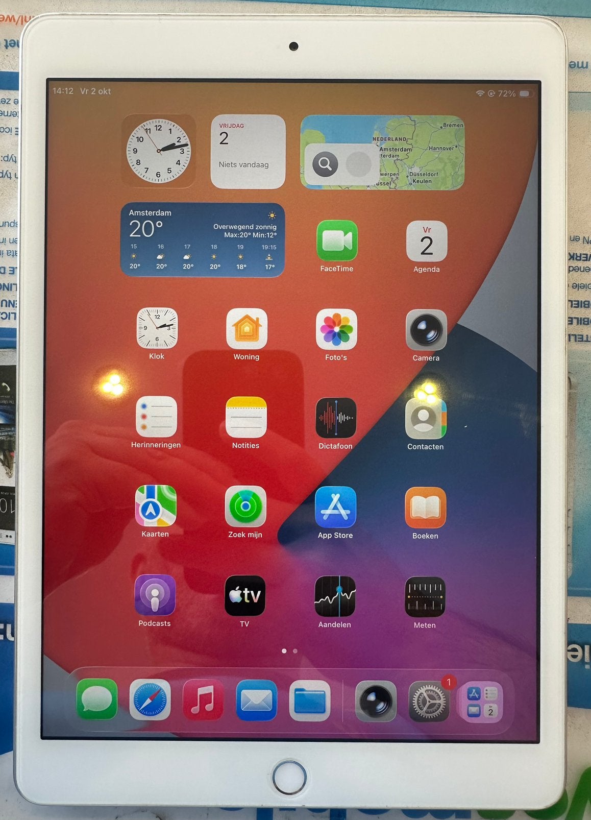 IPAD 2020 8'e GENERATİE 32GB, Computers en Software, 32 GB, Apple iPad, Zo goed als nieuw, Wi-Fi