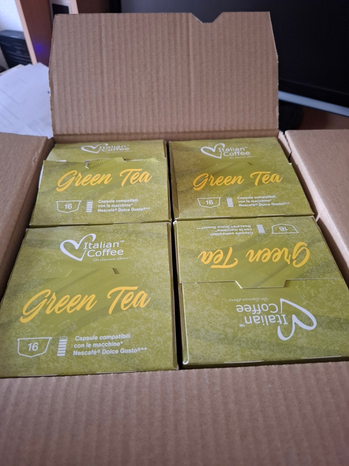 Foto 2 van green tea  cupjes voor koffiezetapparaat