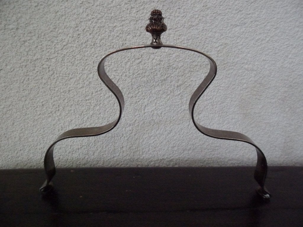 verzilverde bordenklem bordendrager, Ophalen of Verzenden