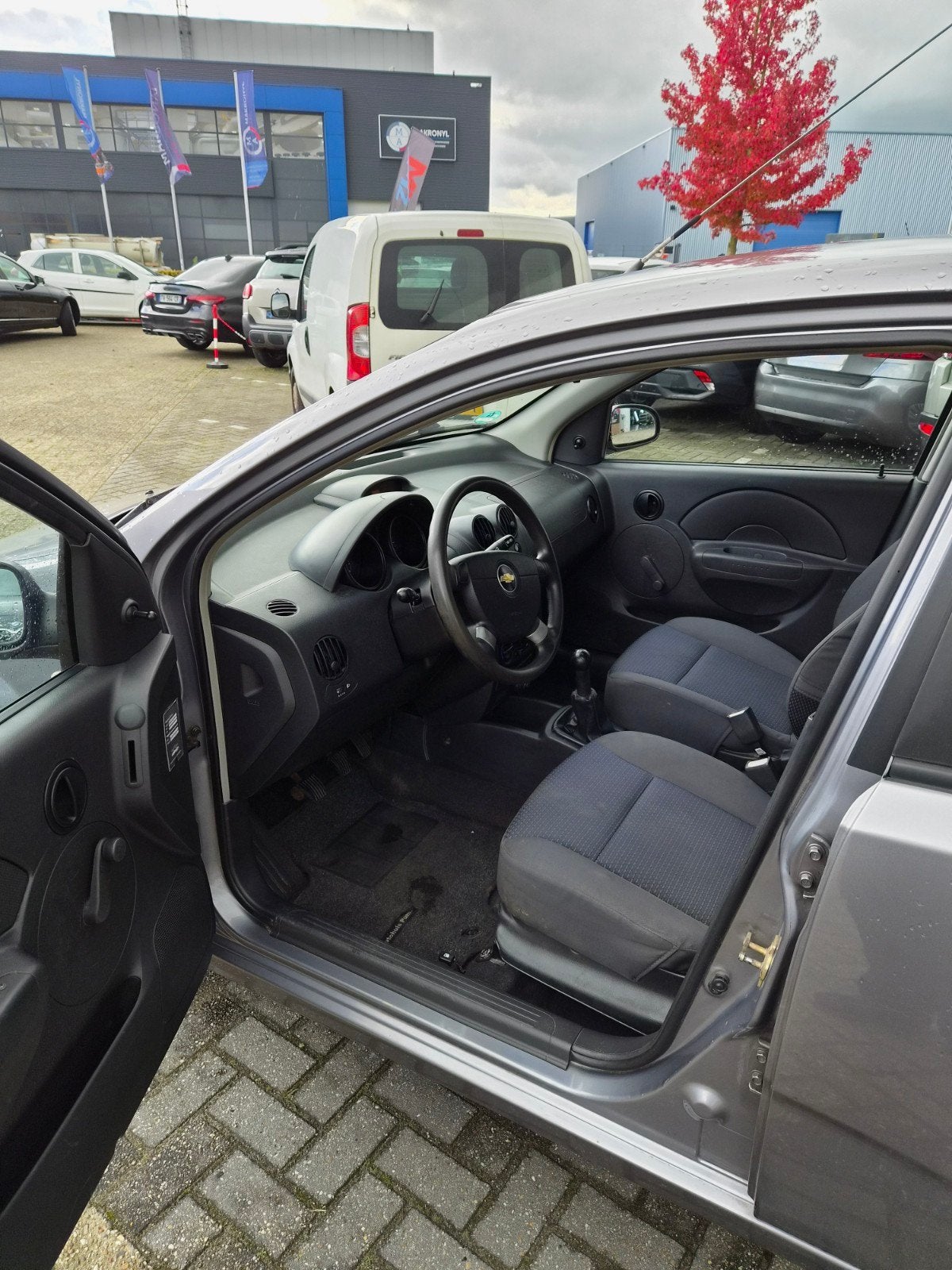 Chevrolet Kalos 1.2 5D 2006 Grijs, Auto's, Voorwielaandrijving, 1150 cc, 40 €/maand, 4 cilinders