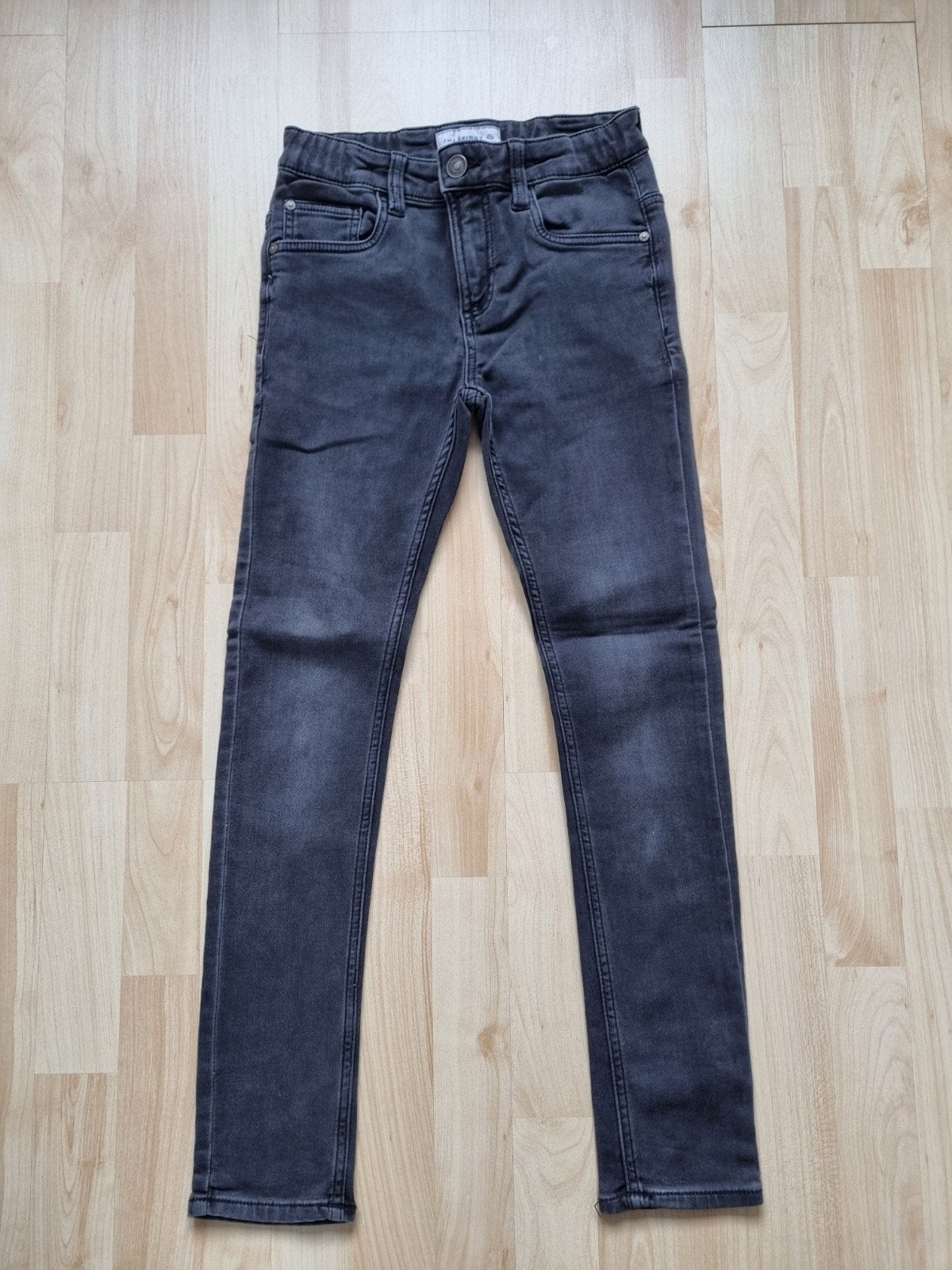 The Skinny spijkerbroek van C&A - maat 152, Kinderen en Baby's, Broek, Gebruikt, C&A, Ophalen of Verzenden