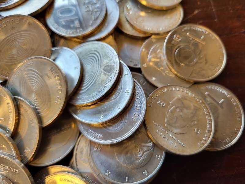 Nederland ruime 1 kilo zilveren 10 guldenmunten Beatrix, Postzegels en Munten, Ophalen of Verzenden, Koningin Beatrix, 10 gulden