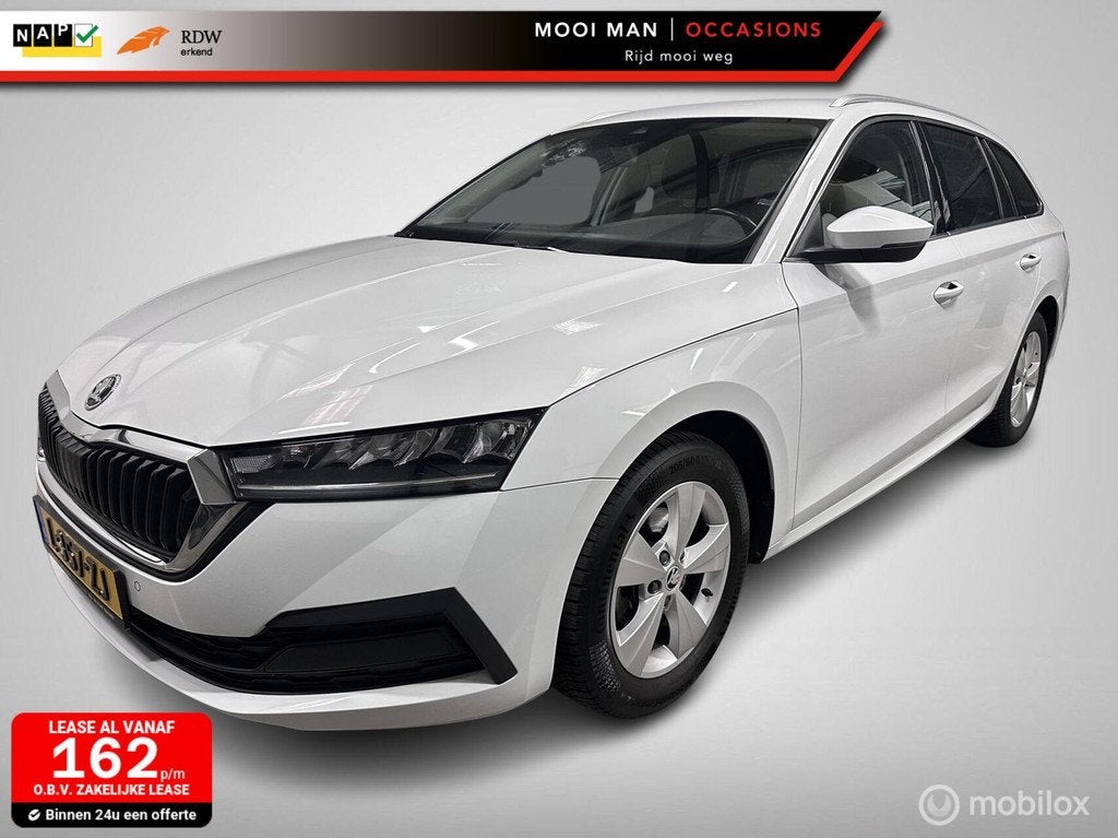 Skoda Octavia Combi 1.0 e-TSI Sport Business, Auto's, Skoda, Bedrijf, Te koop, Octavia, ABS, Adaptive Cruise Control, Airbags