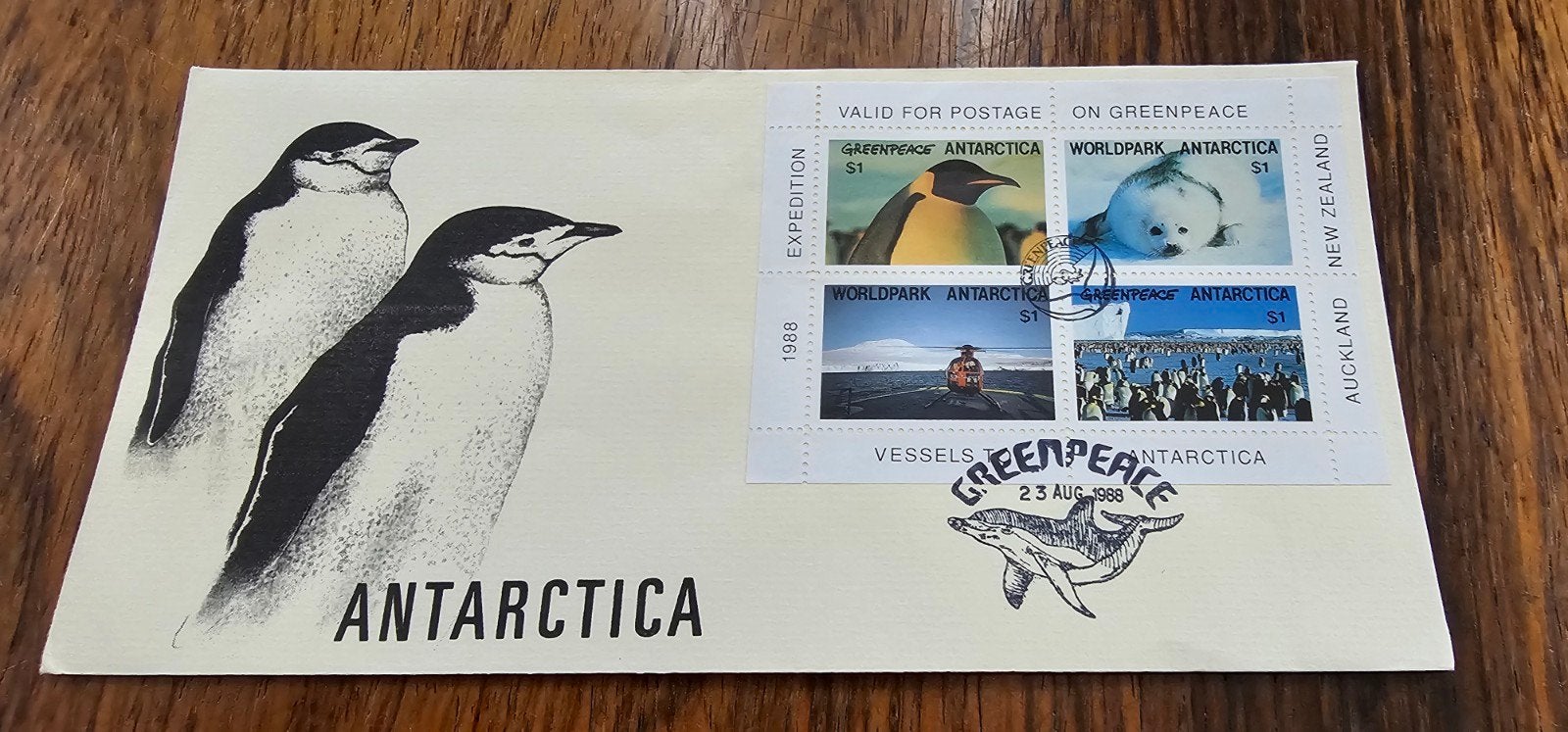 Greenpeace Expeditie Antarctica Envelop 1988, Verzenden, Envelop