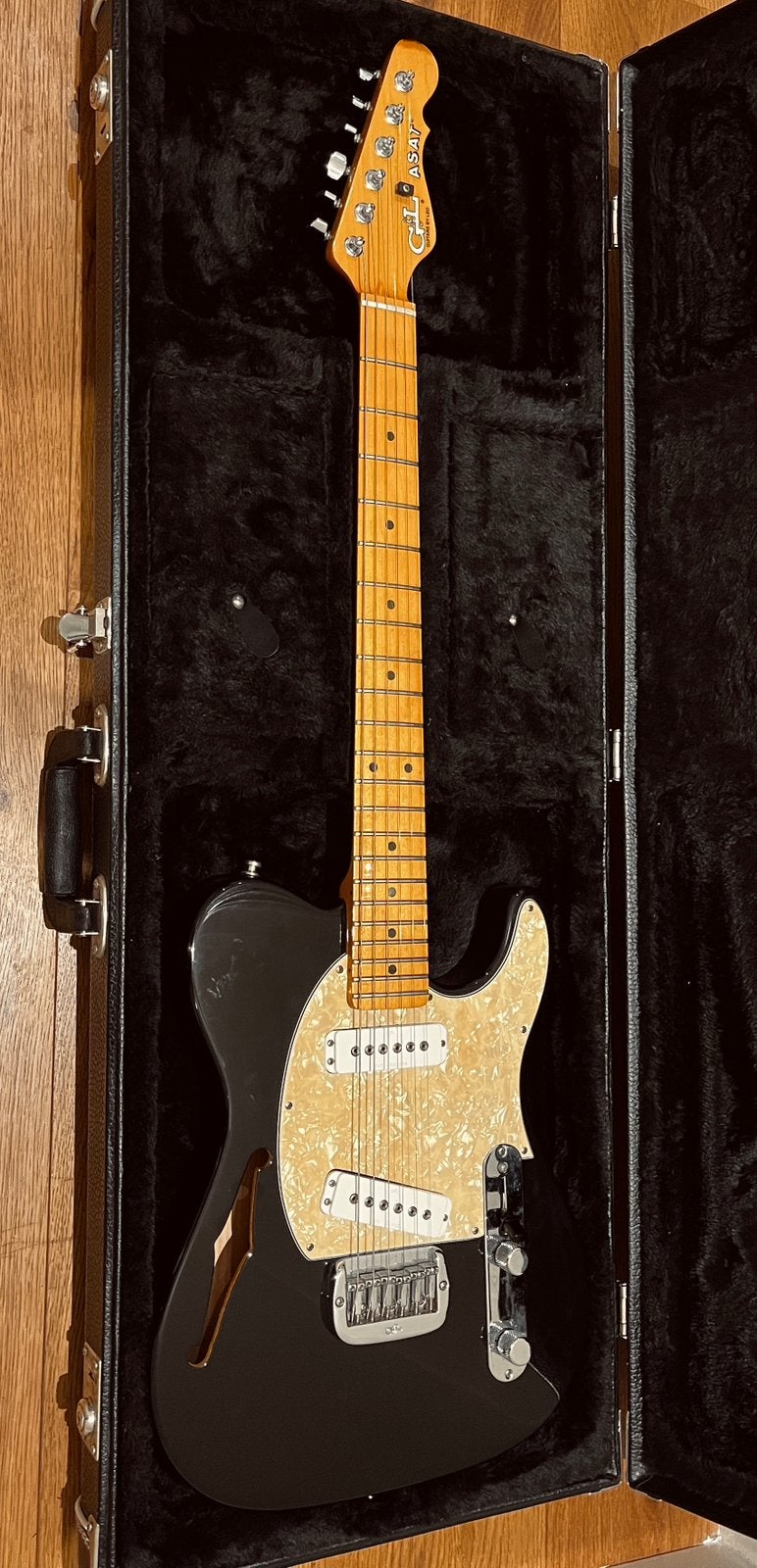 G&L USA Thinline ASAT Special, Muziek en Instrumenten, Ophalen, Zo goed als nieuw, Solid body, Fender