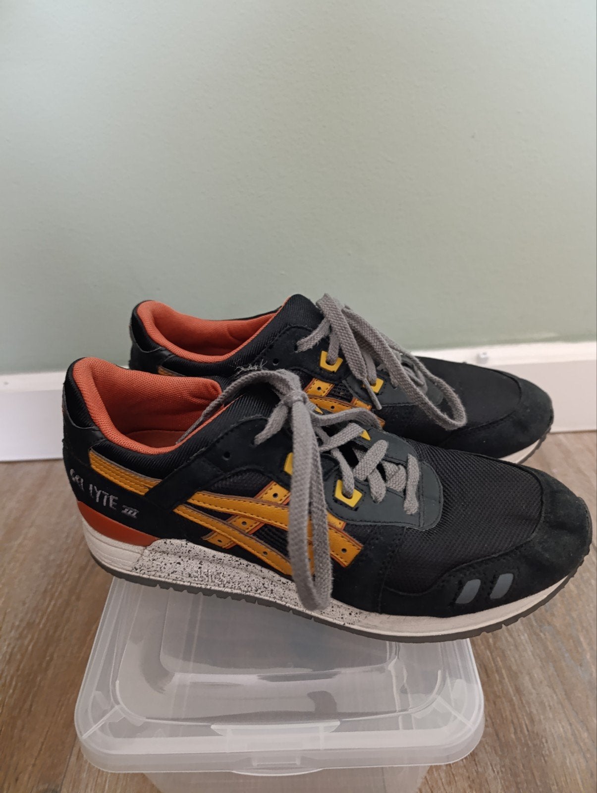 Asics Gel Lyte 3 III Black Tan maat 39.5 sneakers schoenen, Zwart, Ophalen of Verzenden, Asics, Sneakers of Gympen