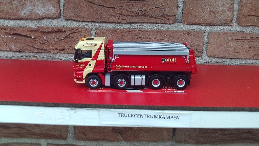 WSI  Man  TGS  LX  8 x 4  van  Gebr.  Mussche., Ophalen of Verzenden, Nieuw, Bus of Vrachtwagen, Wsi