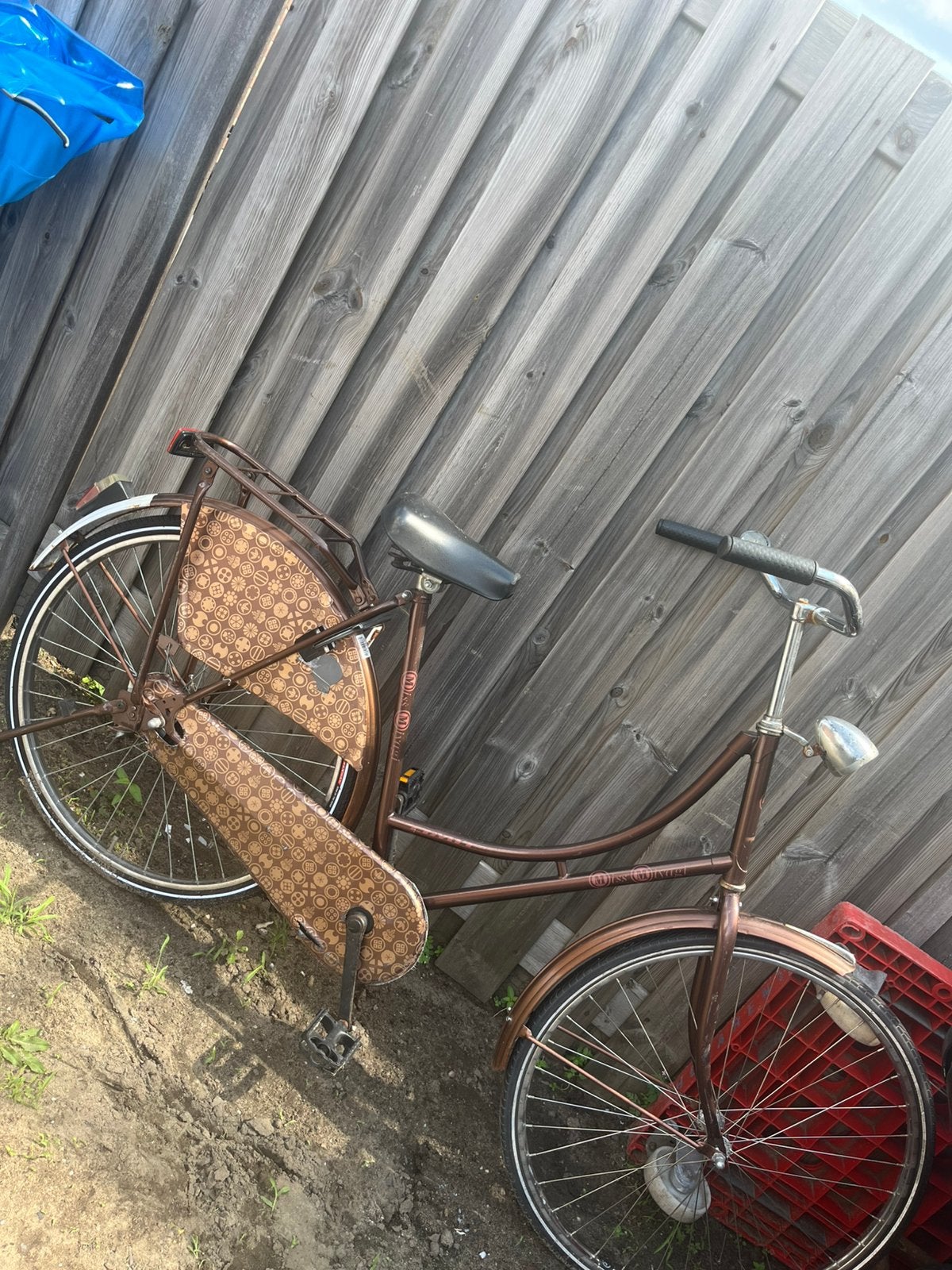 Omafiets, Fietsen en Brommers, Fietsen | Dames | Omafietsen, Gebruikt, 56 cm of meer, Terugtraprem, Ophalen of Verzenden
