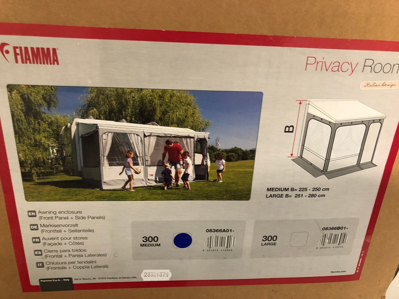 Fiamma Privacy room voor F45 luifel 1x gebruikt dus nieuw, Ophalen, Zo goed als nieuw