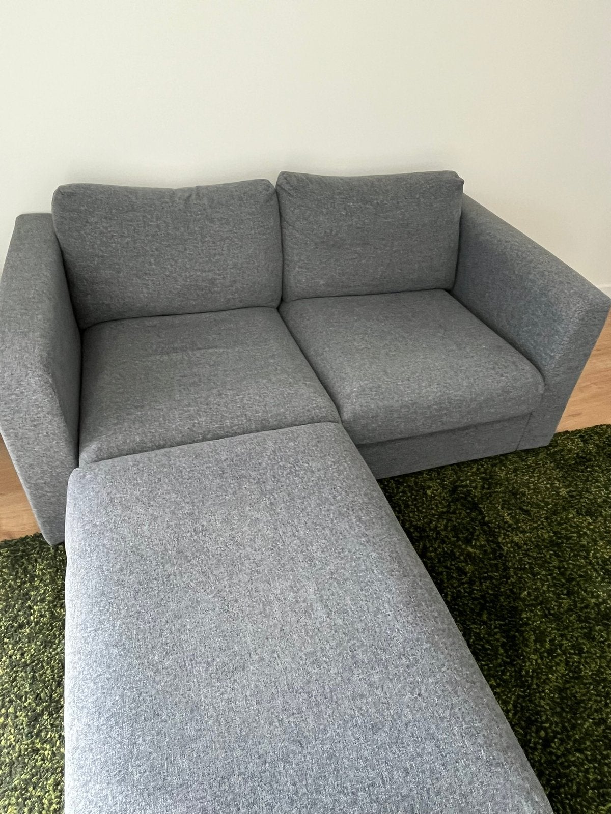 Vimle bank Ikea met poef, Huis en Inrichting, Ophalen, 150 tot 200 cm, Tweepersoons, 75 tot 100 cm