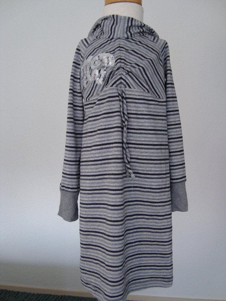 NOLITA jurk zwart/zilver/grijs 116(122) in ~~nieuw~~ staat, Kinderen en Baby's, Verzenden, Zo goed als nieuw, Meisje, Jurk of Rok