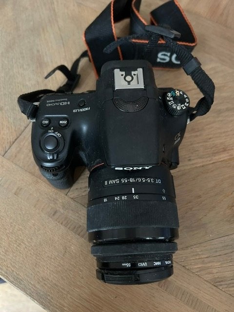 Foto camera Sony A 58, Audio, Tv en Foto, Fotocamera's Digitaal, Spiegelreflex, Ingebouwde flitser, Ophalen of Verzenden, Zo goed als nieuw